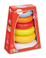 Пичино Пичо - игрушечная пирамидка с пятью разноцветными кольцами